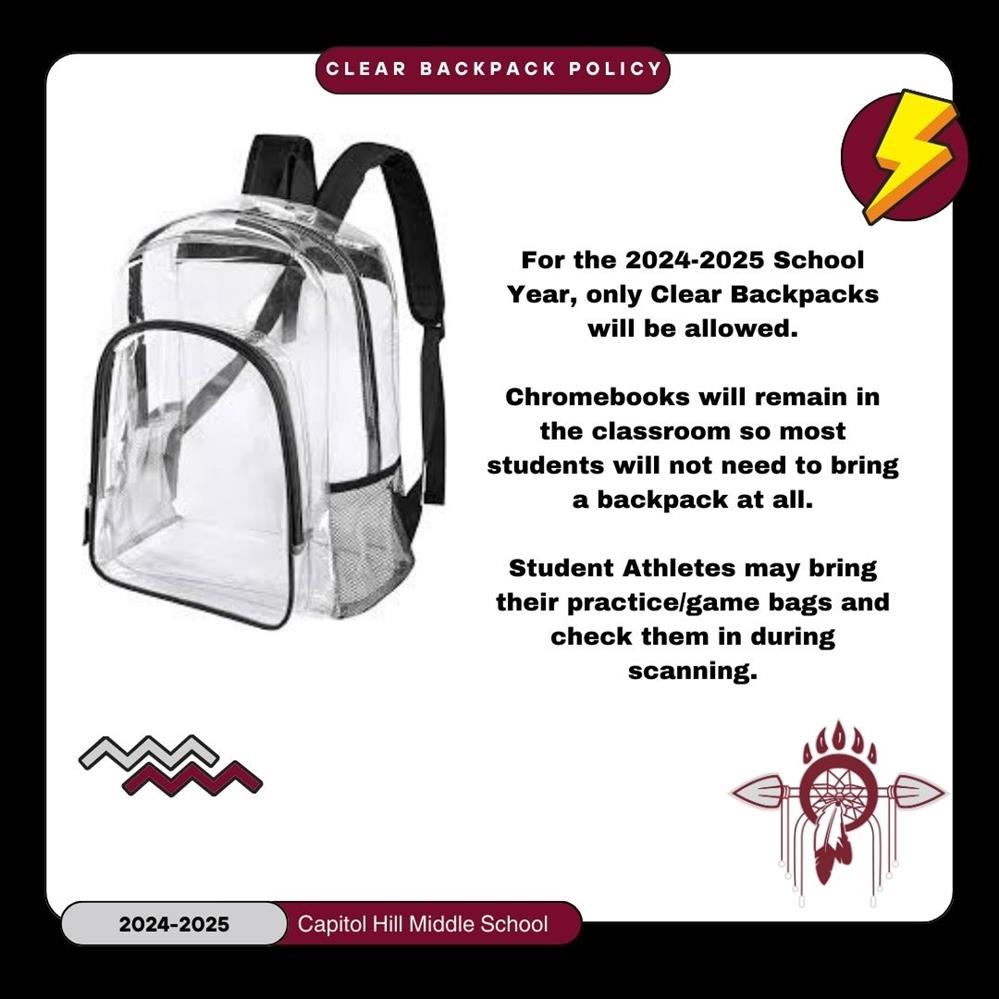  Student Backpack Expectations